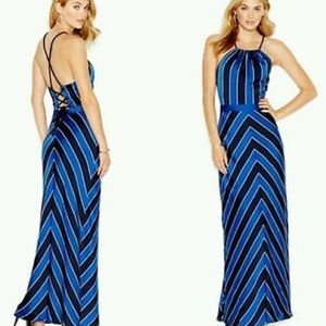 Guess Halter cross back fitted dress